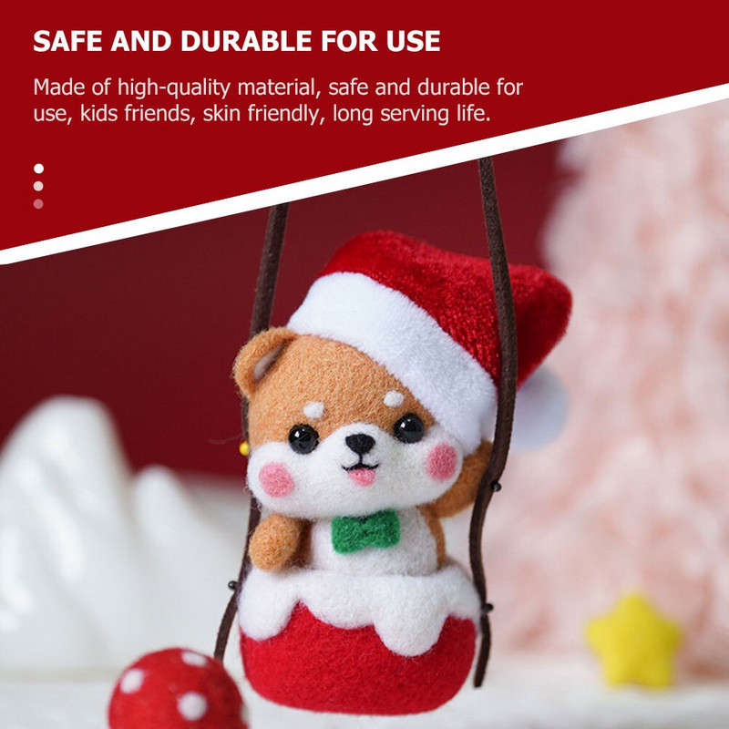 Viltimiskomplekti nõelakomplektid isetegemine algajatele vilditarvikute valmistamine loomade ripats Algmaterjal lastele algajatele tööriistad nuku villapunch komplektid