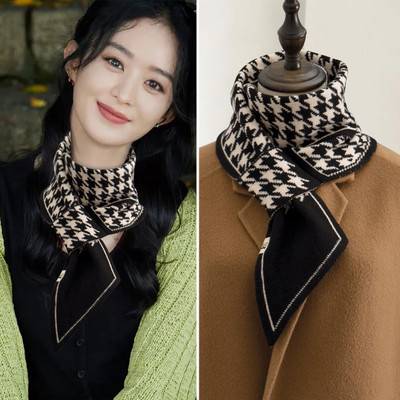 Eșarfă de iarnă model nou cu logo pentru femei