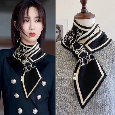 Eșarfă de iarnă model nou cu logo pentru femei