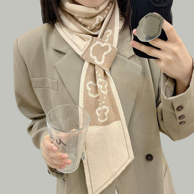 Eșarfă de iarnă model nou cu logo pentru femei