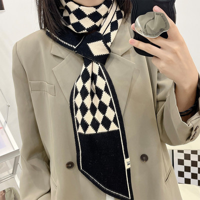 Eșarfă de iarnă model nou cu logo pentru femei