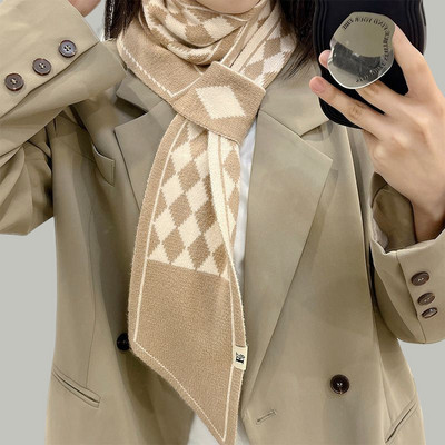 Eșarfă de iarnă model nou cu logo pentru femei