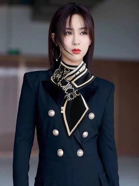 Eșarfă de iarnă model nou cu logo pentru femei