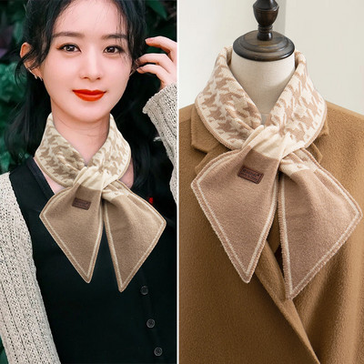 Γυναικείο μοντέρνο λεπτό πλεκτό κασκόλ με γράμματα