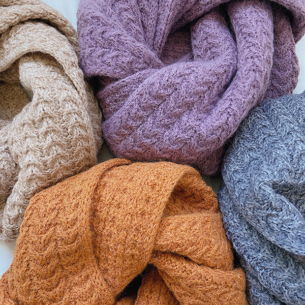 Γυναικείο πλεκτό κασκόλ - σε διάφορα χρώματα