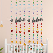 8 τμχ Diy πολύχρωμες βελούδινες χορδές μπάλας Rainbow Cartoon Ball Διακοσμήσεις για κουρτίνες τοίχου για το σπίτι