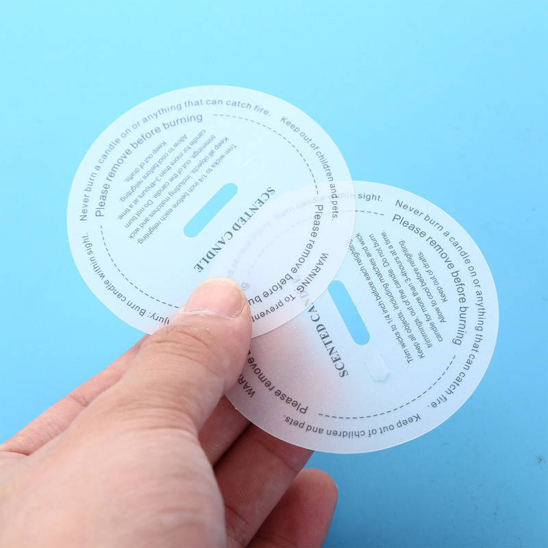 20 vnt spausdintų žvakių dangteliai nuo dulkių Apsaugos nuo lašų popierinis dangtelis permatomas vienkartinis, skirtas rankdarbiams žvakėms gaminti.