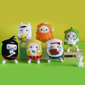 Κούκλα κινουμένων σχεδίων Diy Poke Fun Υλικό Πακέτο Μαλλί τσόχα Λούτρινες κούκλες Χειροποίητο Δώρο Γενεθλίων Ζευγαριού Στολίδι Δώρο Δώρο Κοσμήματα