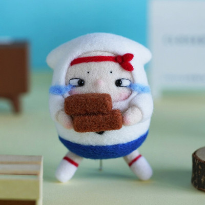 Κούκλα κινουμένων σχεδίων Diy Poke Fun Υλικό Πακέτο Μαλλί τσόχα Λούτρινες κούκλες Χειροποίητο Δώρο Γενεθλίων Ζευγαριού Στολίδι Δώρο Δώρο Κοσμήματα