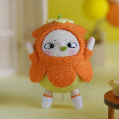 Κούκλα κινουμένων σχεδίων Diy Poke Fun Υλικό Πακέτο Μαλλί τσόχα Λούτρινες κούκλες Χειροποίητο Δώρο Γενεθλίων Ζευγαριού Στολίδι Δώρο Δώρο Κοσμήματα
