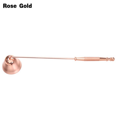 1 vnt ilgos rankenos varpelio formos nerūdijančio plieno žvakės Wick Bell Saugiai žvakių kvapą mažinantis liepsnos įrankis Namų gesinimo įrankiai