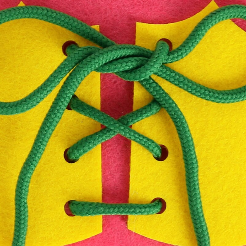 Vilt Little Bear School Õppevahendid Omatehtud õppematerjal Lasteaed Õpi siduma Kinga Lausriie vildist käsitöö 19X14,5cm