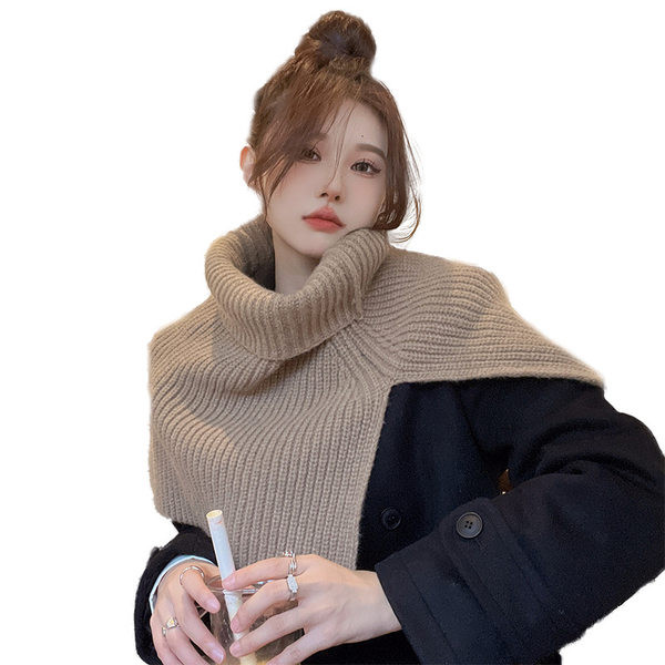 Γυναικείο πλεκτό κασκόλ κατάλληλο για τον χειμώνα