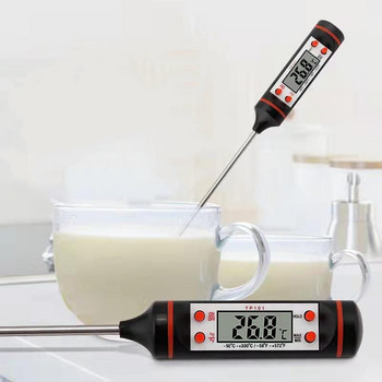 Ψηφιακό θερμόμετρο με μήκους 15 εκ. Κερί κατασκευής κεριών Μετρήστε υγρό κερί παραφίνης σόγιας Ψημένο γάλα με κρέας μπάρμπεκιου
