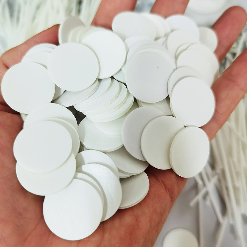 103tk vahatatud puuvillane küünlatahtide komplekt koos alusega Originaalsed suitsuvabad küünlatahtid Sojaõli vahasüdamik, kootud küünalde valmistamise tarvikud