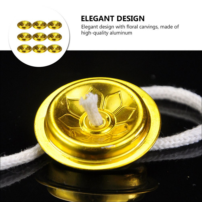 9 tk õlilambi ujuvad tahihoidjad Õli ujuvad hoidikud Kinnitustarvikud lambi jaoks Buddha lamp pikk valgus hõljuv