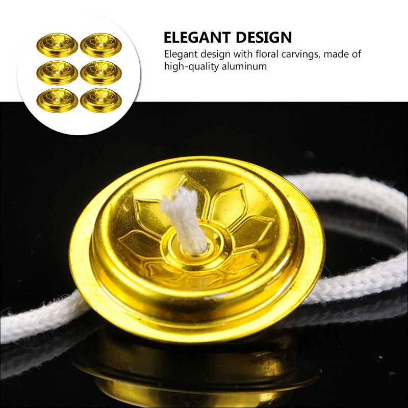 9 tk õlilambi ujuvad tahihoidjad Õli ujuvad hoidikud Kinnitustarvikud lambi jaoks Buddha lamp pikk valgus hõljuv