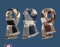 Γυναικείο χειμωνιάτικο κασκόλ σε τρία χρώματα