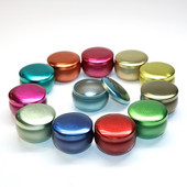 4 τεμάχια/Παρτίδα Στερεά Αρωματοθεραπεία Αεροστεγές Βάζο Μεταλλικό Βάζο Κεριών με Καπάκι 2.2OZ Χειροποίητα Κεριά Δοχείο Κατασκευής