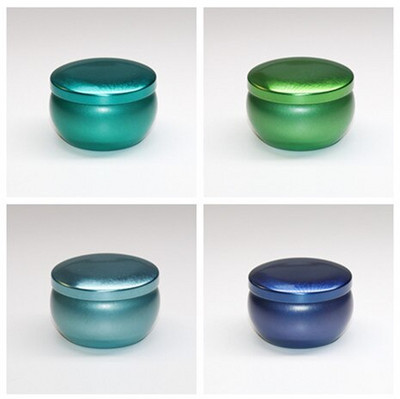 4 τεμάχια/Παρτίδα Στερεά Αρωματοθεραπεία Αεροστεγές Βάζο Μεταλλικό Βάζο Κεριών με Καπάκι 2.2OZ Χειροποίητα Κεριά Δοχείο Κατασκευής