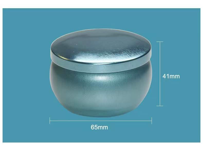 4 τεμάχια/Παρτίδα Στερεά Αρωματοθεραπεία Αεροστεγές Βάζο Μεταλλικό Βάζο Κεριών με Καπάκι 2.2OZ Χειροποίητα Κεριά Δοχείο Κατασκευής