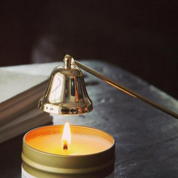 Инструмент за гасене на свещи Дълга дръжка Звънец Пожарогасител Фитил за свещи Тример за безопасно гасене Аксесоари за свещи