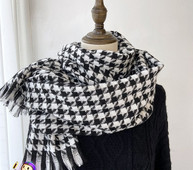 Καρό κασκόλ  μήκους 200cm για γυναίκες