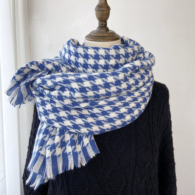 Καρό κασκόλ  μήκους 200cm για γυναίκες