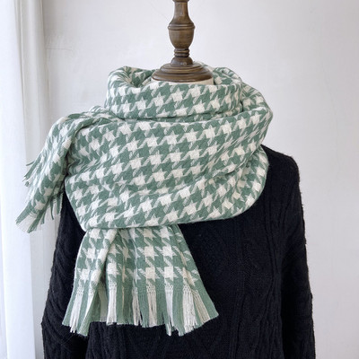 Καρό κασκόλ  μήκους 200cm για γυναίκες