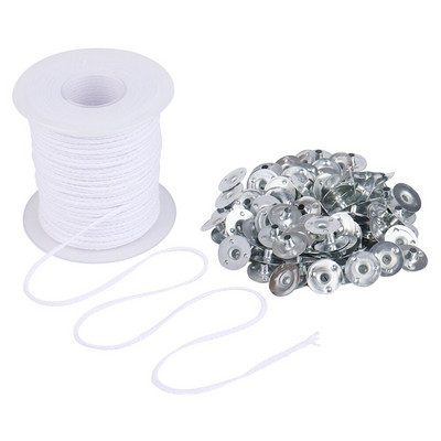 1 ritininis žvakės dagčio šerdis su 100 vnt.