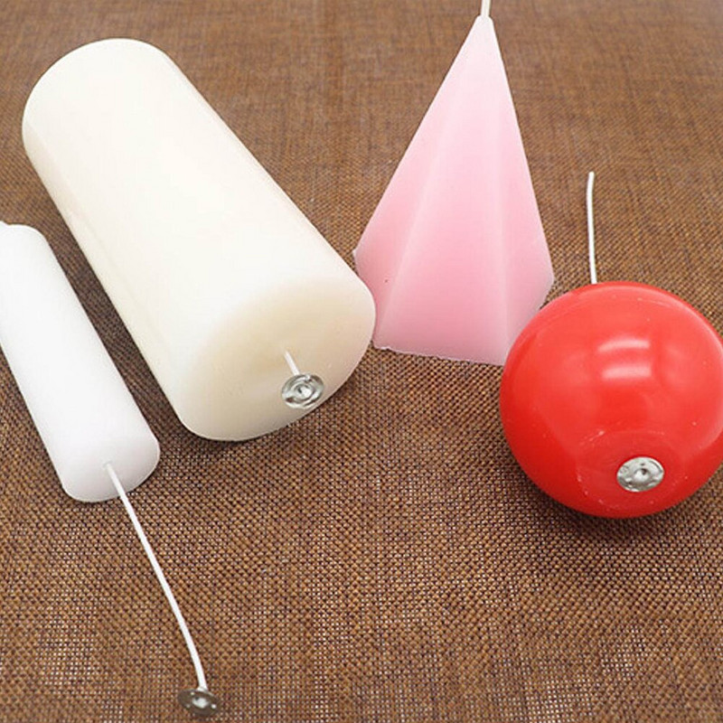 1 ritininis žvakės dagčio šerdis su 100 vnt.