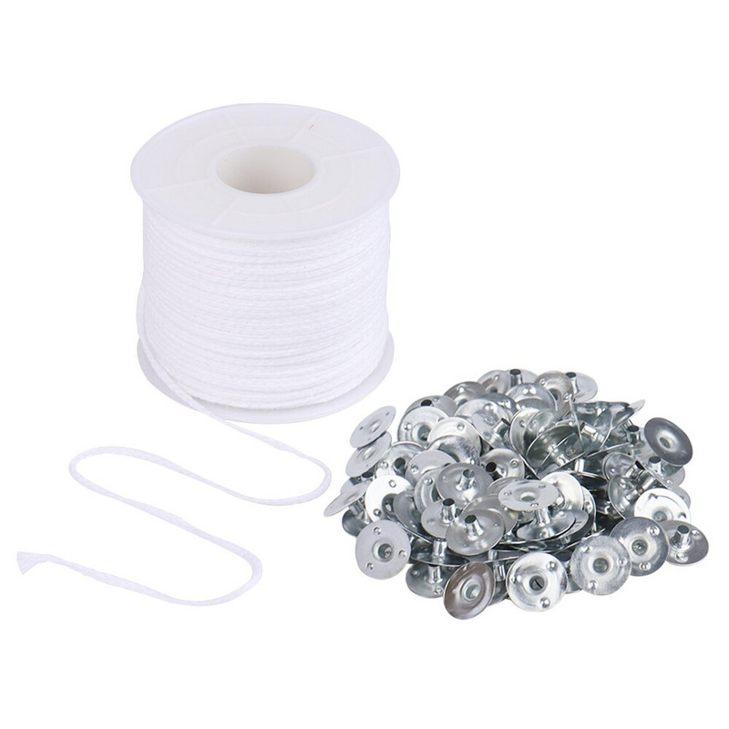 1 ritininis žvakės dagčio šerdis su 100 vnt.