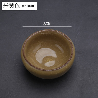 1 tk jääpragune värviline keraamiline küünlakonteiner ümmargune DIY küünla valmistamise komplekt, maiustuste hoiukarp kingituste jaoks vürtsid tindipurgid