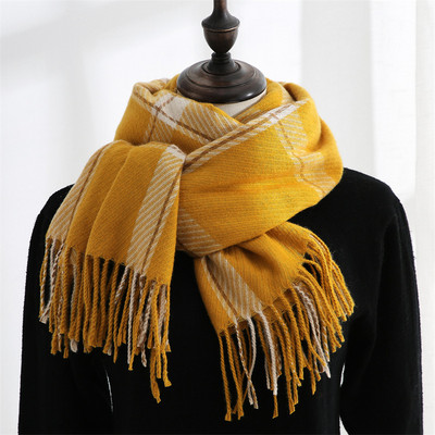 Νέο μοντέλο χειμερινό γυναικείο κασκόλ με μήκος 185 cm