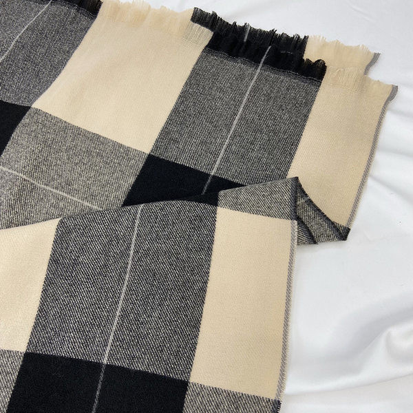 Καρό γυναικείο χειμωνιάτικο κασκόλ - ρετρό μοντέλο