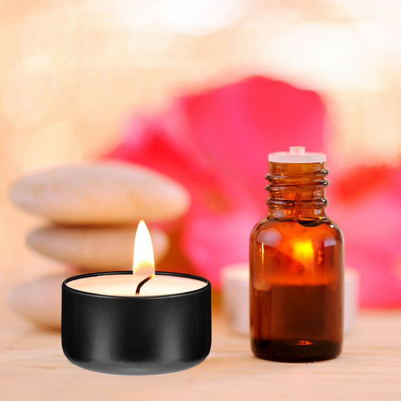 Cutii Borcane Container Tini Metal MakingLips Borcane de depozitare Suport de bricolaj goale Containers rotundscan Tealight Cutii în vrac Sfeșnic mic