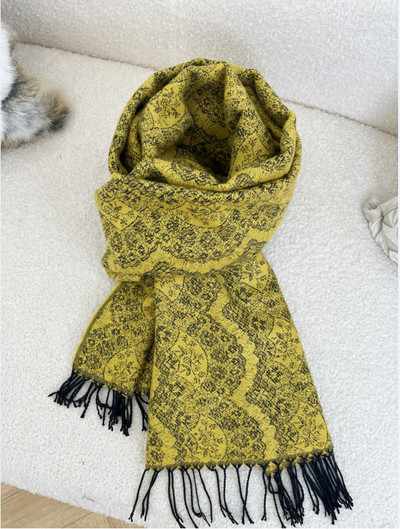 Νέο μοντέλο γυναικείο χειμωνιάτικο κασκόλ σε τρία χρώματα