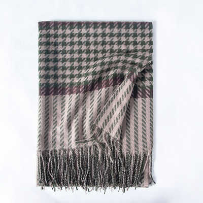 Γυναικείο χειμωνιάτικο κασκόλ με κρόσσια νέο μοντέλο