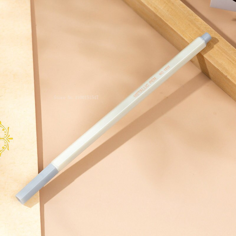 Kuldne hõbedane emailiga pliiats DIY fotopaber fotoalbum must papp emaili pitsat esiletõstmise erimärgistuspliiats