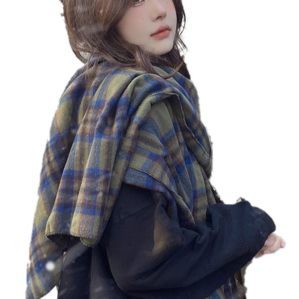 Női kockás sál több színben