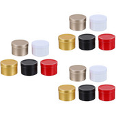 Bádogkarácsonyi édességdoboz tárolódoboz fém üres aromaterápiás illatos viasz Diyteacans bádog sütemény utazó poharak tégelyek kannák