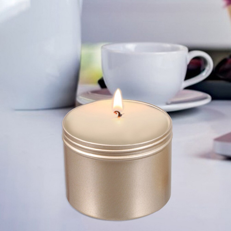 Teajar skardinių skardinių laikymo skardinių gaminimas skardinės metalinės talpyklos Aliuminio stiklainiai konteineriai saldainių dėžutės palaidi apvalūs mini kavos indai