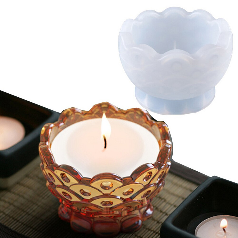 Isetegija loominguline küünlaaluskauss, pott, reljeefne kauss, silikoonvormi säilituskarp Lihtne seebikarp Epoksiidvaigu hulgimüük SQ0562