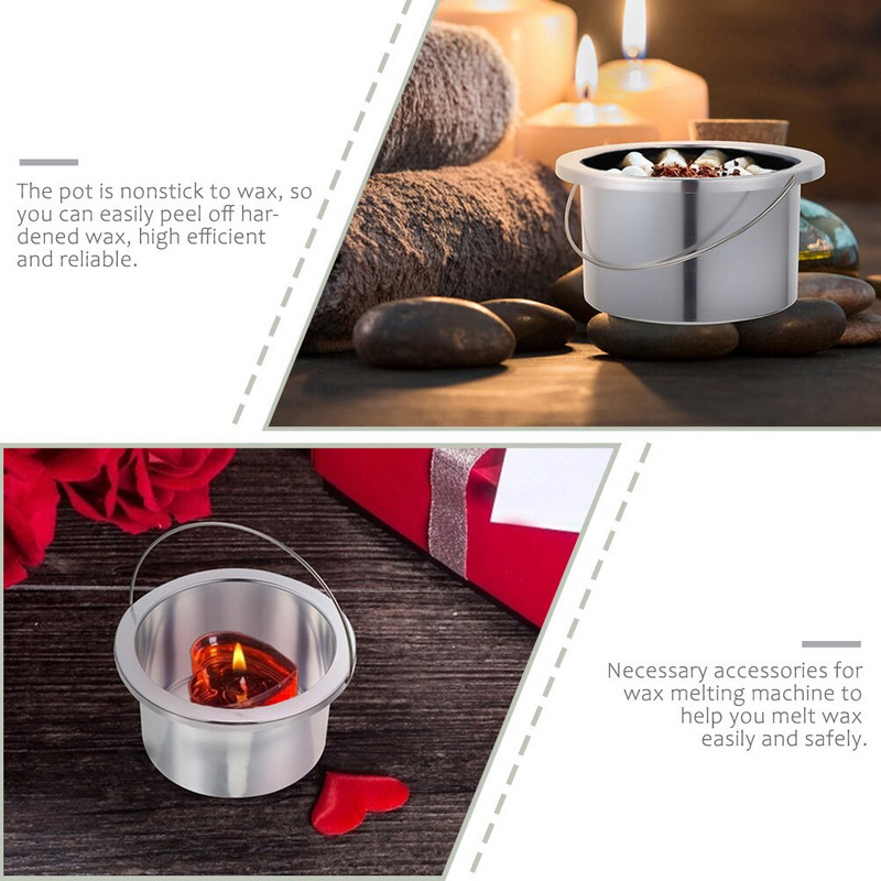 Wax Pot Bowl Machine Hair Warmer Metal Waxing Inner Removal Melting Heater Products Accessories Warmers Remover