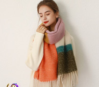 Naiste talvesall kolmes värvitoonis