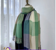 Νέο μοντέλο γυναικείο καρό κασκόλ με μήκος 200 cm