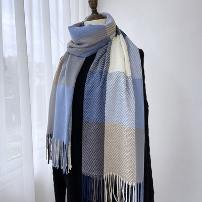 Νέο μοντέλο γυναικείο καρό κασκόλ με μήκος 200 cm