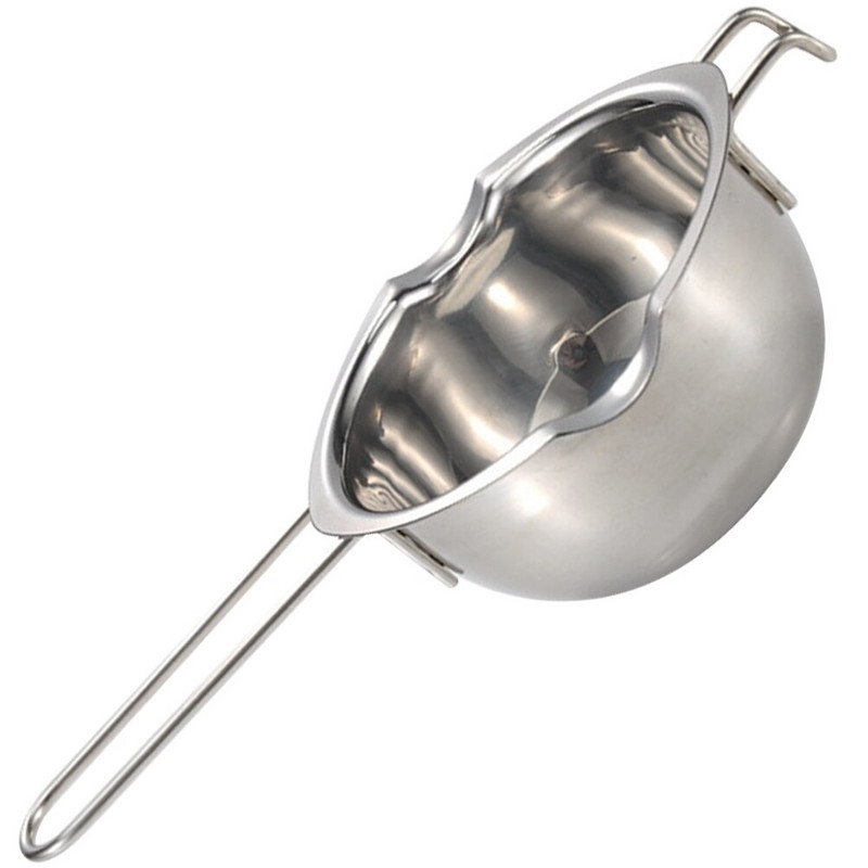 Lydymosi puodo dubuo šokolado sviesto karštas sūris katilas plieninis saldainis nerūdijantis lydalas keptuvės kaitinimas metalinis verdantis kava