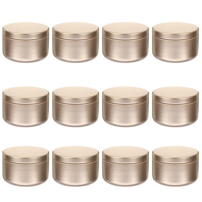 Cutii de conserve Borcane pentru fabricarea de metal Borcane de depozitare Containere rotunde de bricolaj goale Capaci de ceai în vrac Capac de bomboane pentru canapea Suport pentru cutie mică