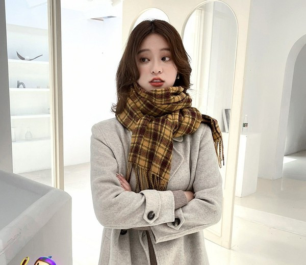 Stiilne narmastega naiste talvesall